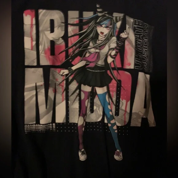 Hot Topic Tops Tshirt Danganronpa Ibuki Mioda Ultimate